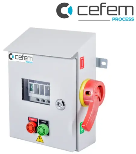 VCS IM 630 III C'' METAL, 1NO/NC IP65 TYPICAL (VO-XX) (4 PUSH BUTTON (START/STOP/FASTER/SLOWER))+Power [CEFEM]